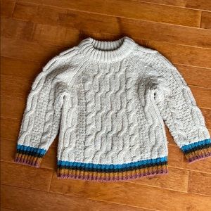 ZARA thick neutral tone sweater